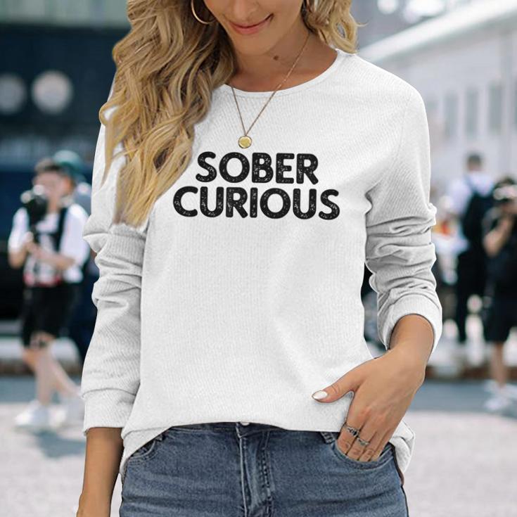 Sober Curious Lifestyle 長袖Tシャツ 彼女への贈り物