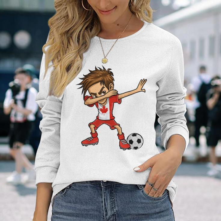 カナダ代表サッカー Canadaoccer Jersey カナダ国旗 長袖Tシャツ 彼女への贈り物