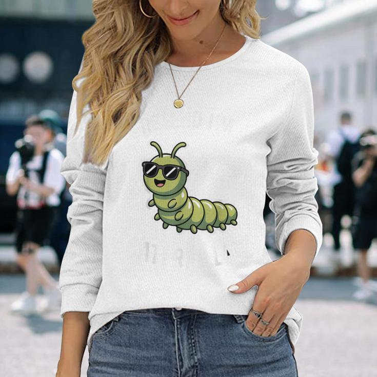 キャタピラー ごっこ おもしろキャタピラー 長袖Tシャツ 彼女への贈り物