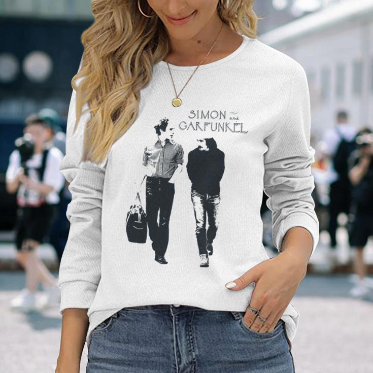サイモン&ガーファンクル ウォーキング 長袖tシャツ 長袖Tシャツ 彼女への贈り物