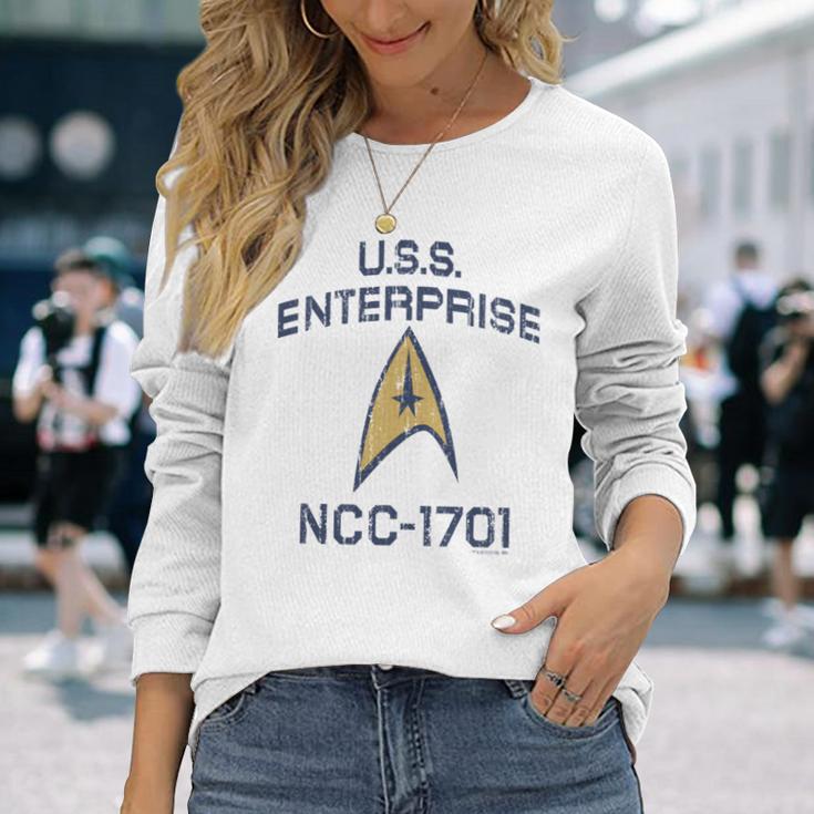 スタートレック オリジナルシリーズ エンタープライズ デルタ 長袖tシャツ 長袖Tシャツ 彼女への贈り物