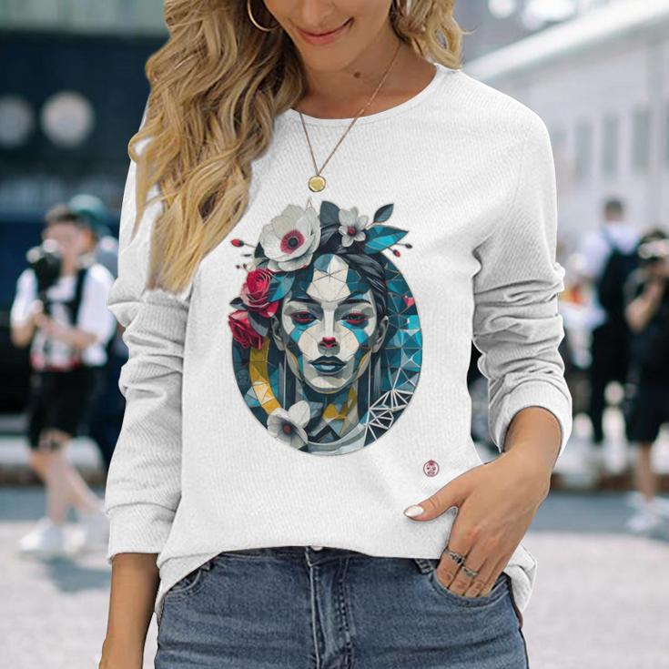 スピリットガイド 森の妖精 長袖Tシャツ 彼女への贈り物