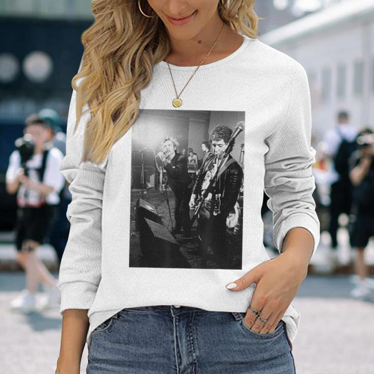 セックスピストルズ ジョニー・ロッテン・シド ヴィシャス・スティーブ・ジョーンズ 1977 長袖Tシャツ 彼女への贈り物