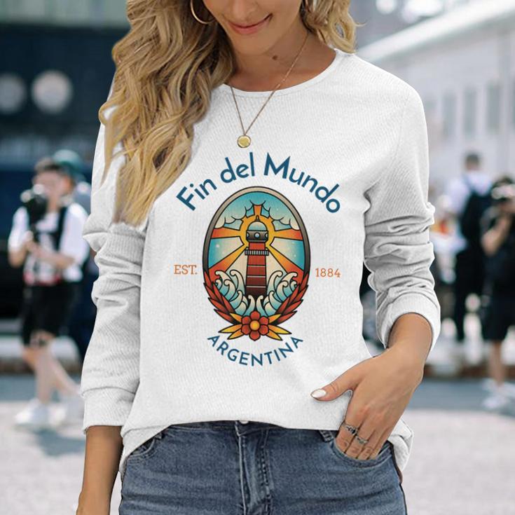 フィンデルムンド灯台アルゼンチン 長袖Tシャツ 彼女への贈り物