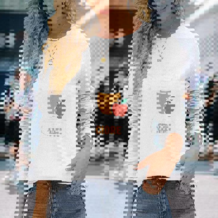 フランスのj'peux Pas J'ai Cidre Cider Lovers 長袖Tシャツ 彼女への贈り物