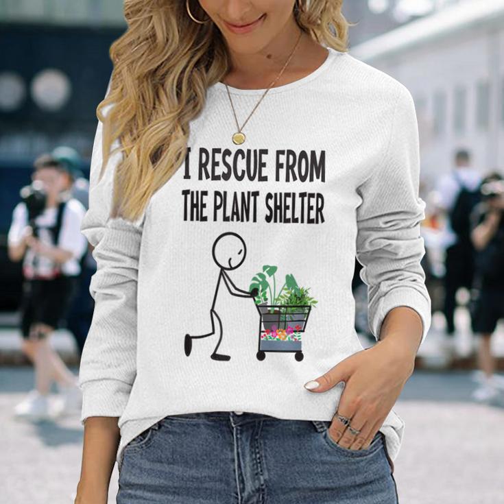 庭師、植物 長袖Tシャツ 彼女への贈り物