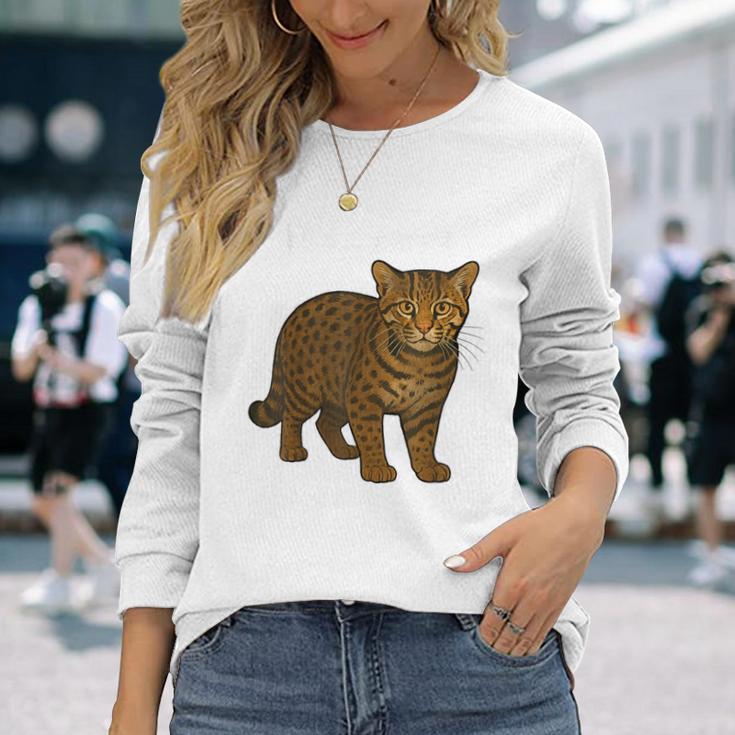 西表山猫 沖縄 日本 カタカナ 長袖Tシャツ 彼女への贈り物