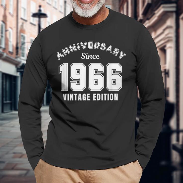 1966年記念 誕生日 還暦祝い 西暦1966年 昭和41年お祝い 長袖Tシャツ 高齢者への贈り物