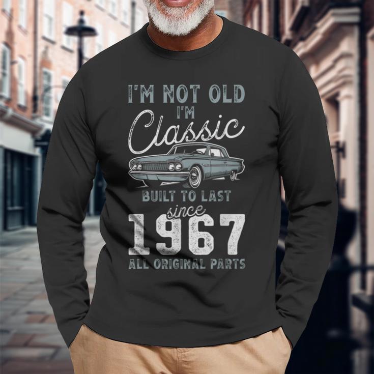 1967年クラシックカー生誕59周年 長袖Tシャツ 高齢者への贈り物