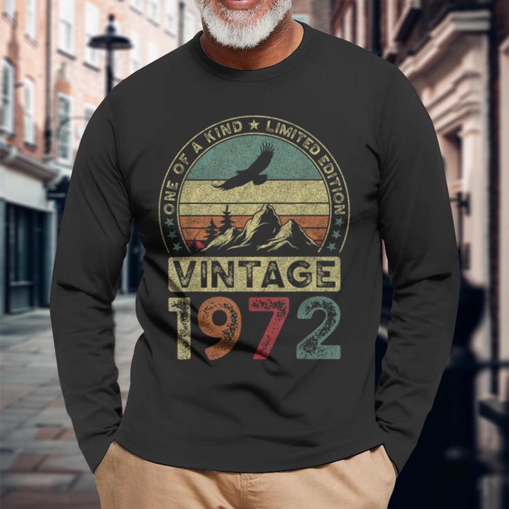 1972年ヴィンテージ、限定版、54歳の誕生日、54歳 長袖Tシャツ 高齢者への贈り物