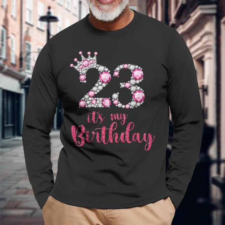 23 It's My Birthday 23歳の誕生日 23歳の誕生日 長袖Tシャツ 高齢者への贈り物