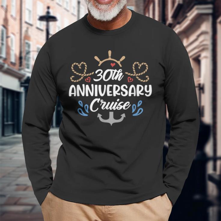 30周年記念クルーズ旅行 長袖Tシャツ 高齢者への贈り物