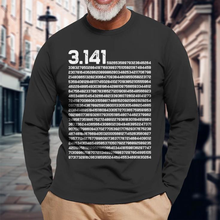 314 円周率の日 数学 非合理数 円周率 長袖tシャツ 長袖Tシャツ 高齢者への贈り物