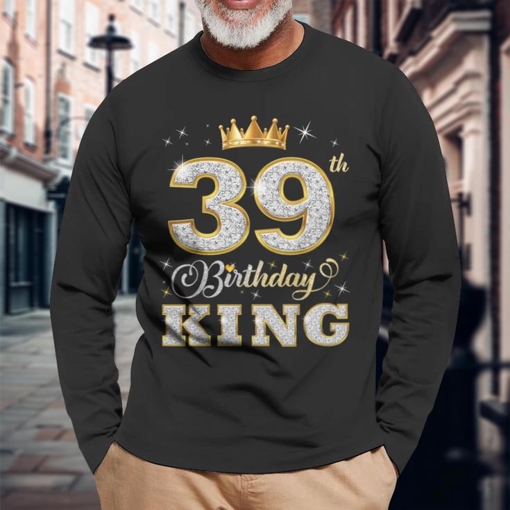 39歳の誕生日キング 39歳の誕生日パーティー 長袖Tシャツ 高齢者への贈り物