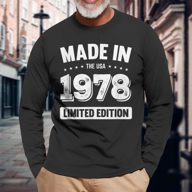 40歳の誕生日ギフトtシャツ Made In 1978 1978 シャツ 長袖Tシャツ 高齢者への贈り物