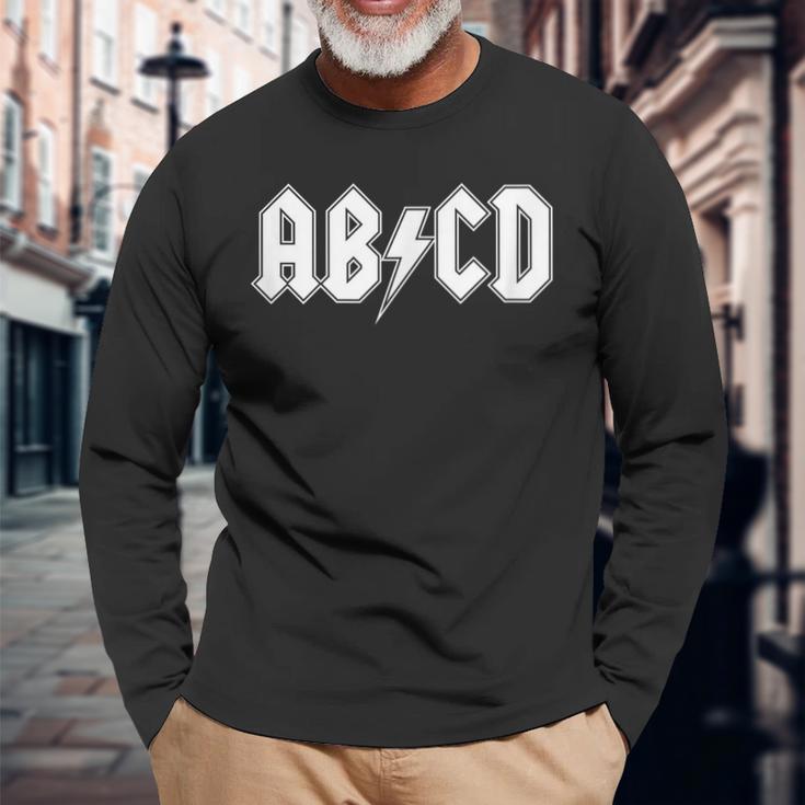 Abcd Adcd パロディ 長袖Tシャツ 高齢者への贈り物