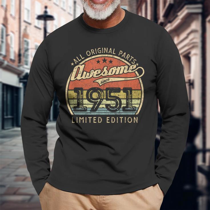 Awesomeince 1951 限定版 1951年製 メンズ レディース 長袖Tシャツ 高齢者への贈り物