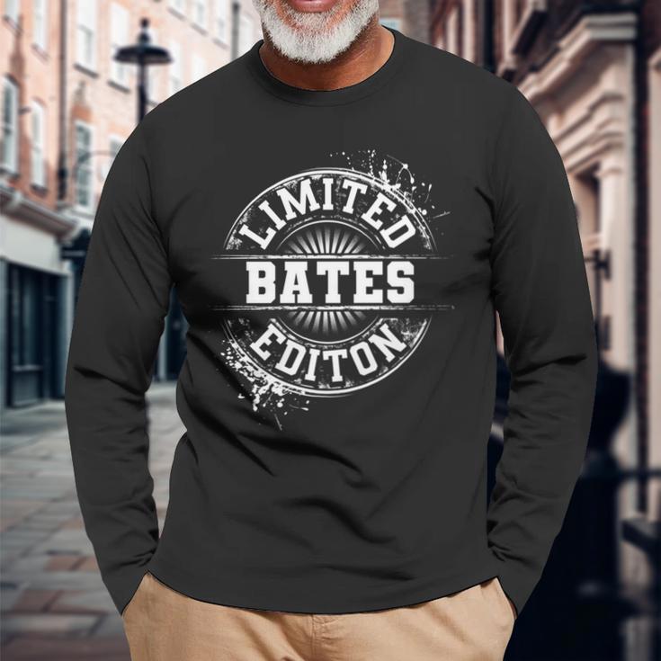 Bates 面白い 苗字 ファミリーツリー 誕生日 同窓会 ギフトアイデア 長袖tシャツ 長袖Tシャツ 高齢者への贈り物