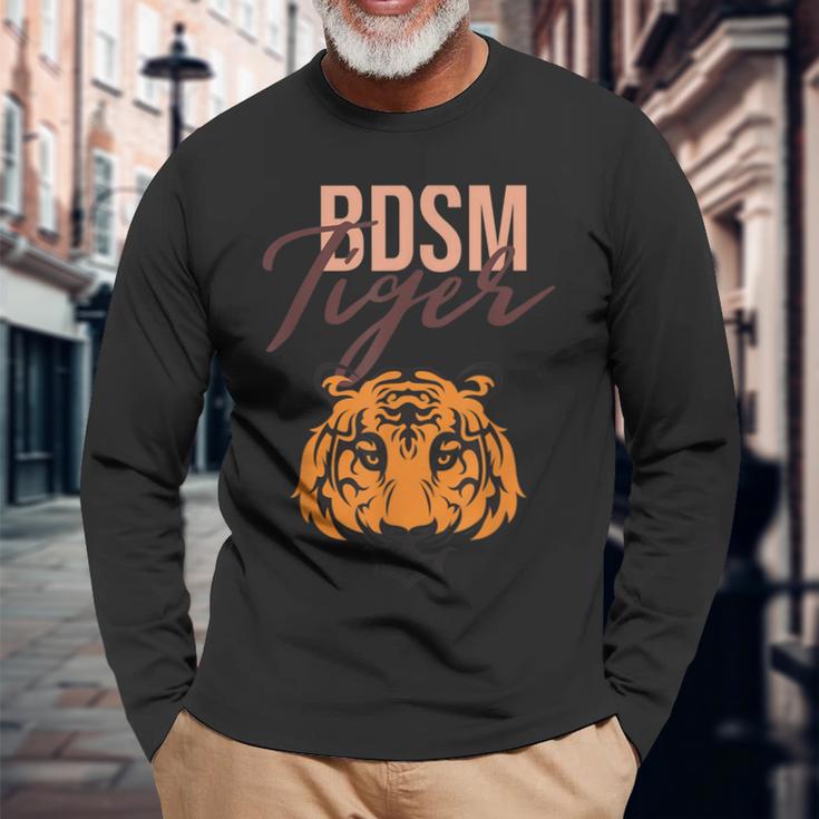 Bdsmインストラクタータイガーマスターボンデージギフト。 長袖Tシャツ 高齢者への贈り物