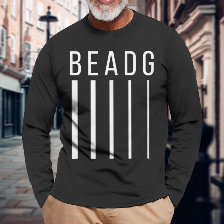 Beadg 5弦ベースギター ベースプレーヤー、ベーシスト 長袖Tシャツ 高齢者への贈り物