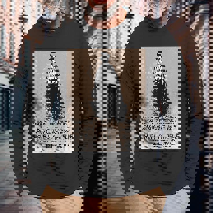 Billy The Kid 引用句付き 長袖Tシャツ 高齢者への贈り物