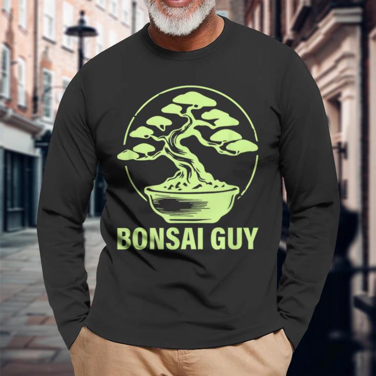 Bonsai Guy Penjing Penzai Bonsai 盆栽 長袖Tシャツ 高齢者への贈り物