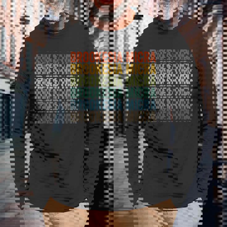 Brookesia マイクラレトロ 長袖Tシャツ 高齢者への贈り物