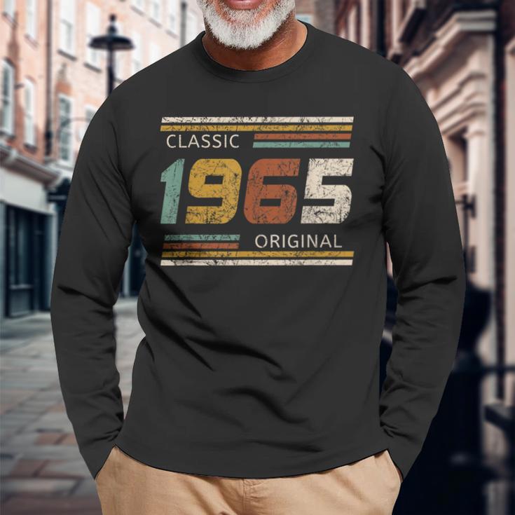 Classic 1965 Original 60 Year Old 60Th Birthday 長袖Tシャツ 高齢者への贈り物
