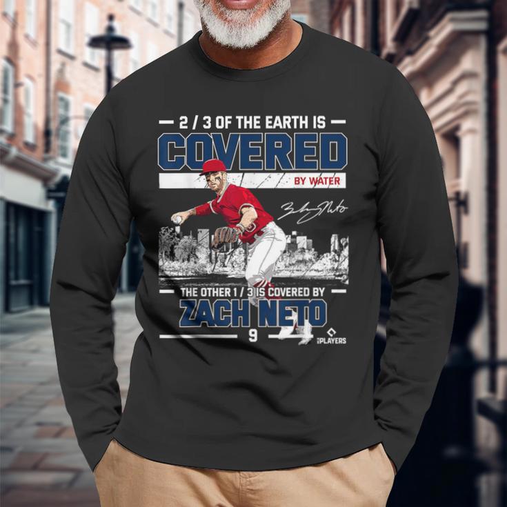 Covered Zach Neto Los Angeles Mlbpa 長袖Tシャツ 高齢者への贈り物