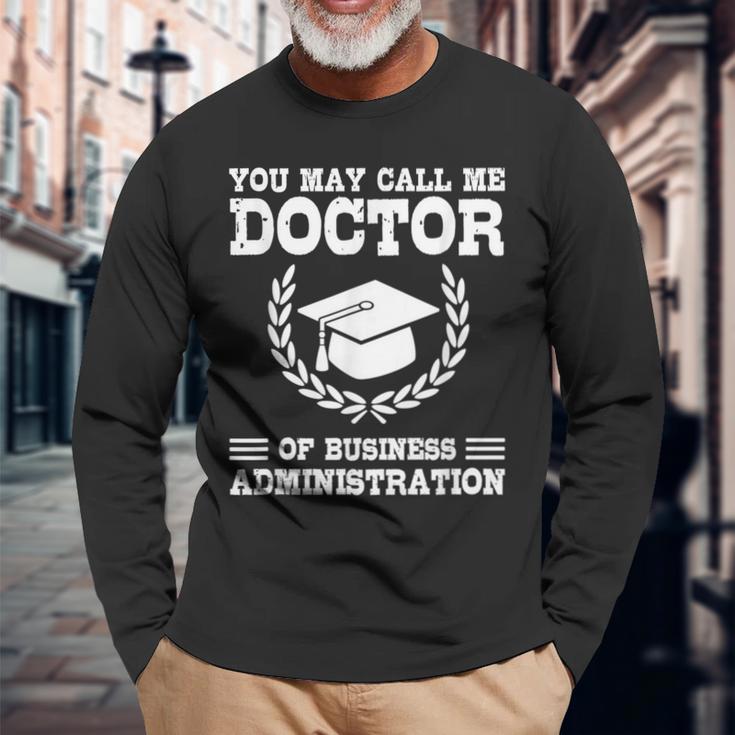 Dba 大学院 Dba 博士 長袖Tシャツ 高齢者への贈り物