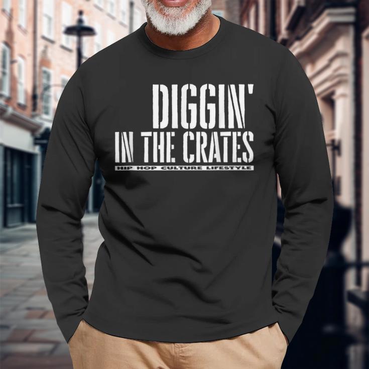Diggin In In The Cates レコードボックス 長袖Tシャツ 高齢者への贈り物