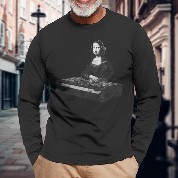 Djモナリザ テクノ・レイヴ・クラブ アシッド・ハウス・レイバー 長袖Tシャツ 高齢者への贈り物
