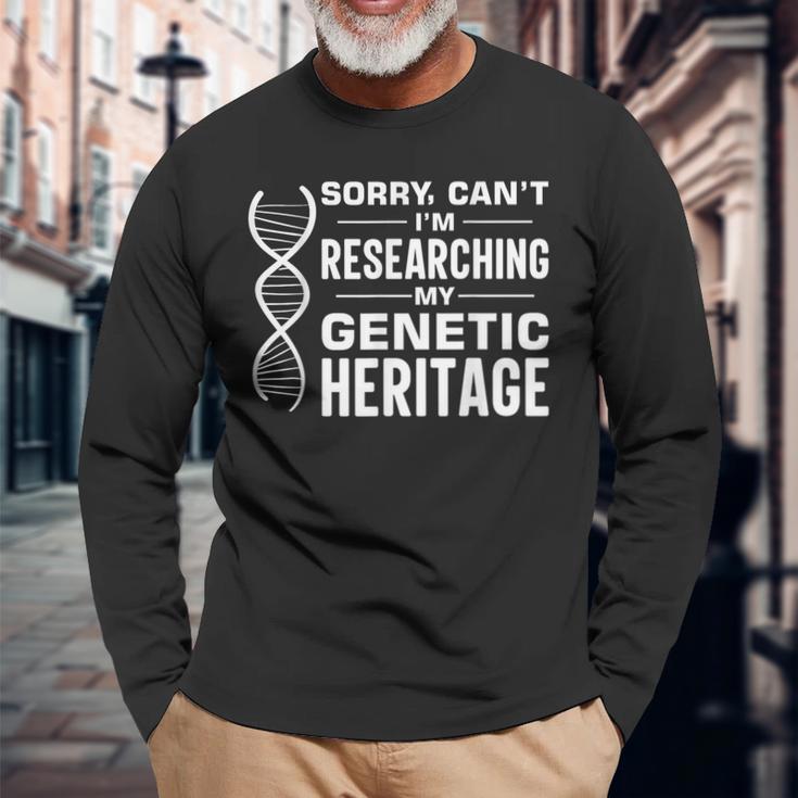 Dna検査 遺伝子検査 Crispr微生物学 長袖Tシャツ 高齢者への贈り物