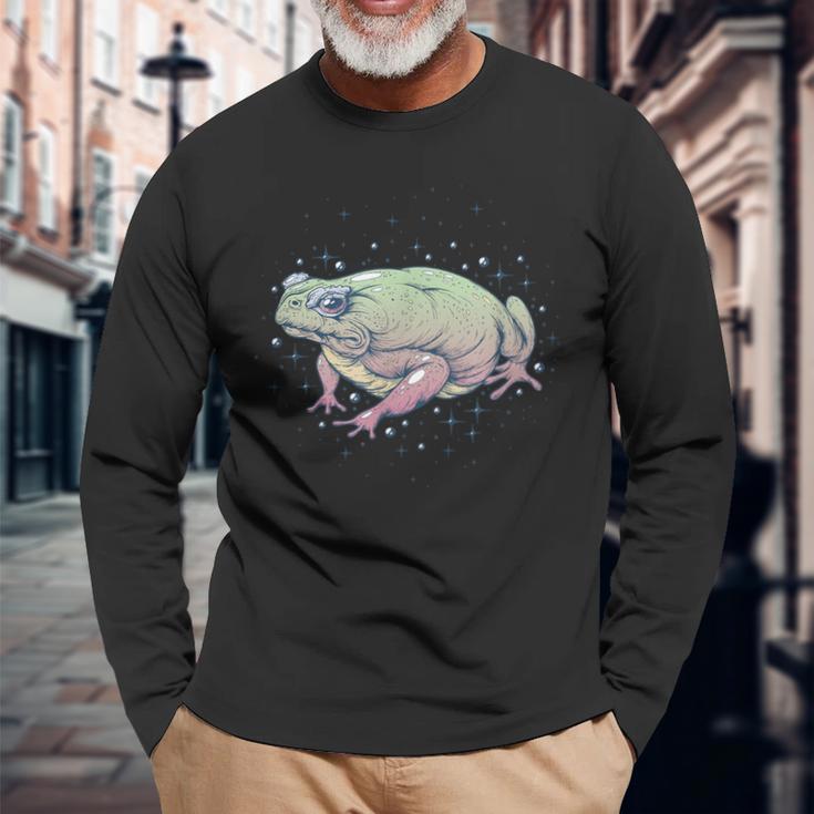 Fae Fairy Witchy Whimsigoth Goblincore Cottagecore Toad Frog 長袖Tシャツ 高齢者への贈り物