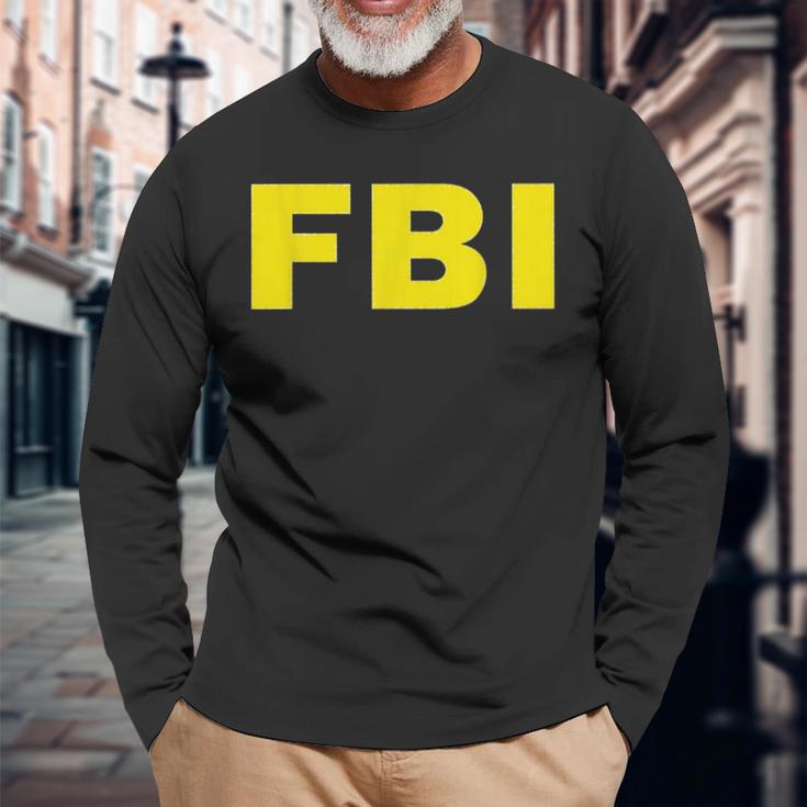 Fbi ハロウィン おもしろコスチューム 長袖Tシャツ 高齢者への贈り物