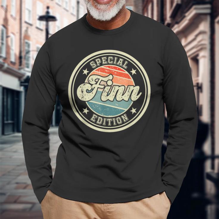 Finnpecial Edition面白いことわざfinn 長袖Tシャツ 高齢者への贈り物