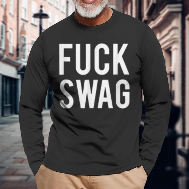 Fuckwag 長袖Tシャツ 高齢者への贈り物