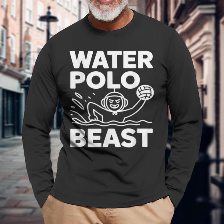 For Water Polo Beasts 長袖Tシャツ 高齢者への贈り物