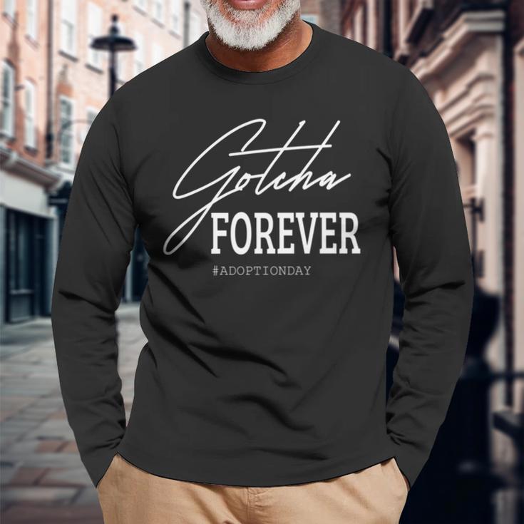 Gotcha Forever 養子縁組の日ギフト 長袖tシャツ 長袖Tシャツ 高齢者への贈り物