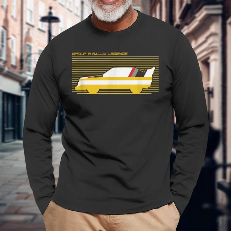 Group B ラリー レジェンド クラシック ラリー カー デザイン ヴィンテージ ラリー 長袖Tシャツ 高齢者への贈り物