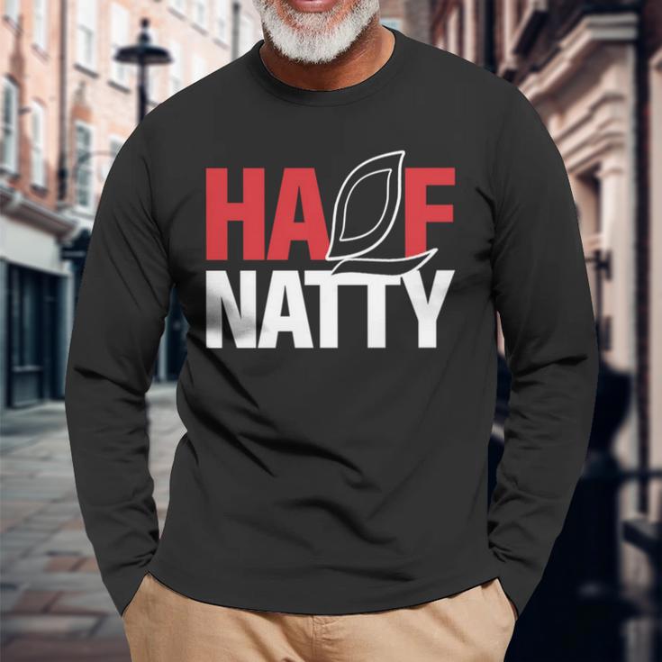 Half Natty ハーフナチュラルステロイドボディービルダー 長袖tシャツ 長袖Tシャツ 高齢者への贈り物