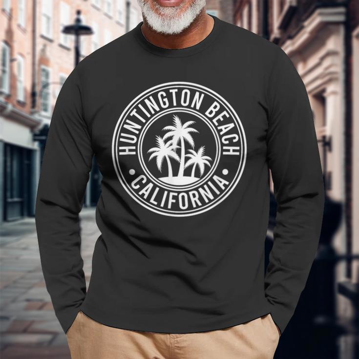 Huntington Beach ハンティントン ビーチ 長袖Tシャツ 高齢者への贈り物