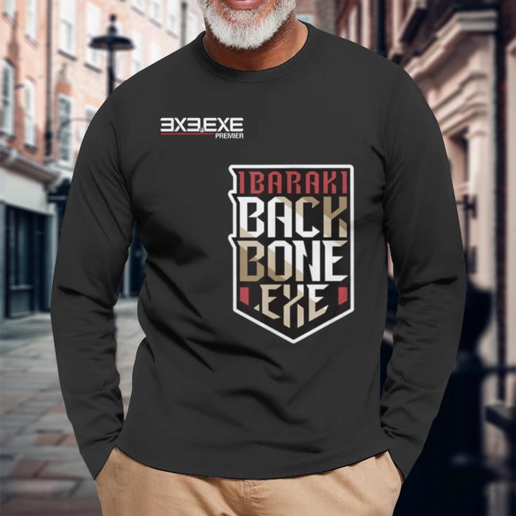 Ibaraki BackboneExe_17_中田憲一郎 長袖Tシャツ 高齢者への贈り物