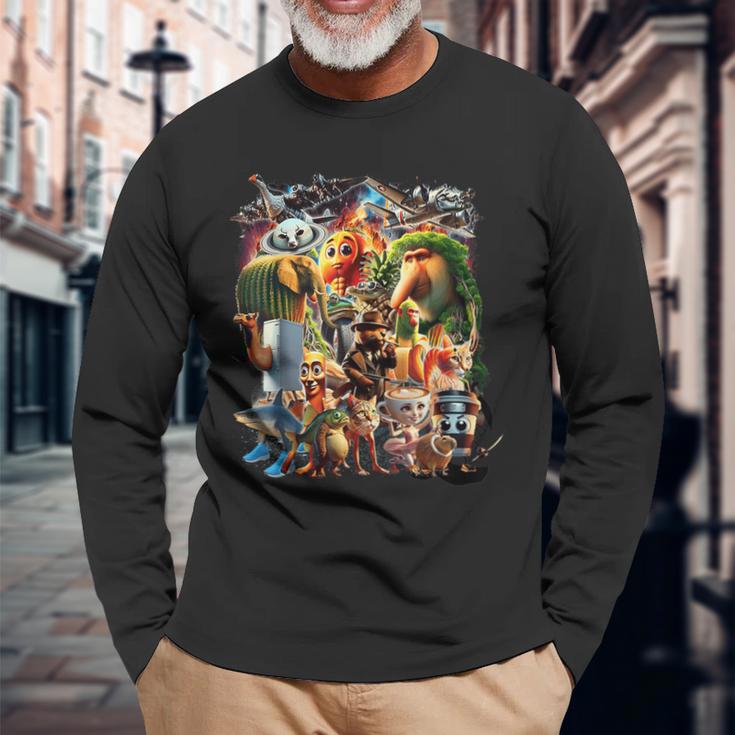 Italian Brainrot シャツ イタリアンブレインロットai Gen Z 長袖Tシャツ 高齢者への贈り物
