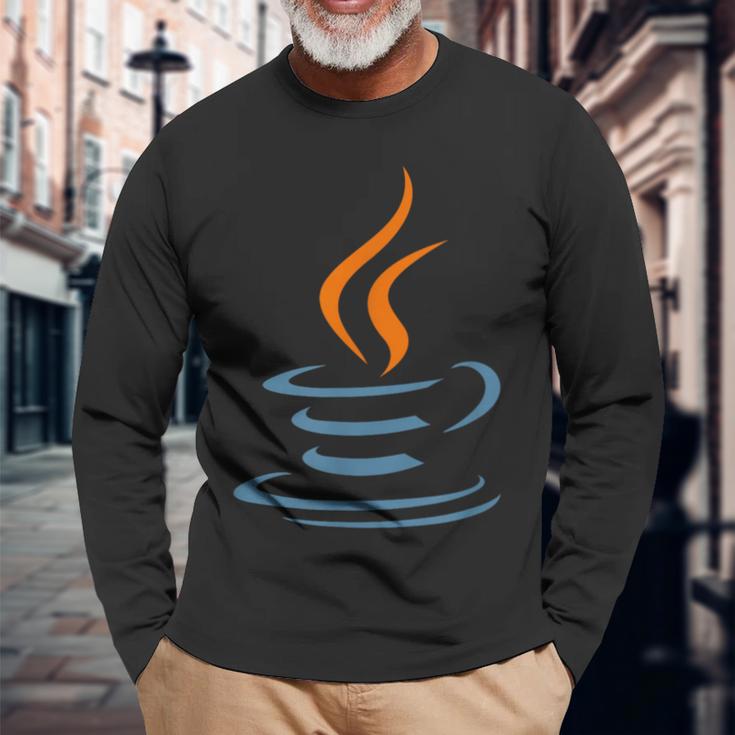 Java Code Web Developer シャツ フロントエンド デベロッパー 長袖Tシャツ 高齢者への贈り物