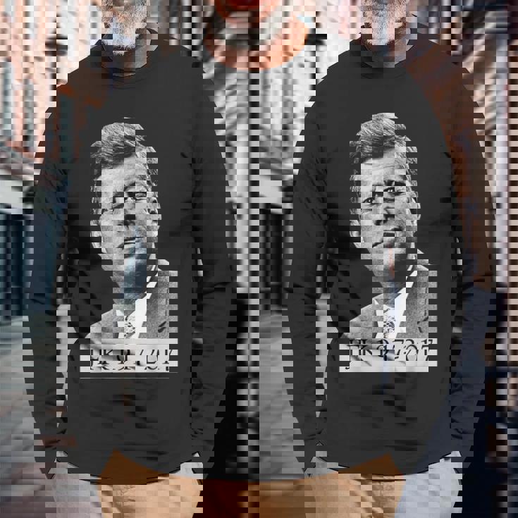 Jfk シャツ ケネディtシャツ Kennedy 100 Years Jfk 100 長袖Tシャツ 高齢者への贈り物