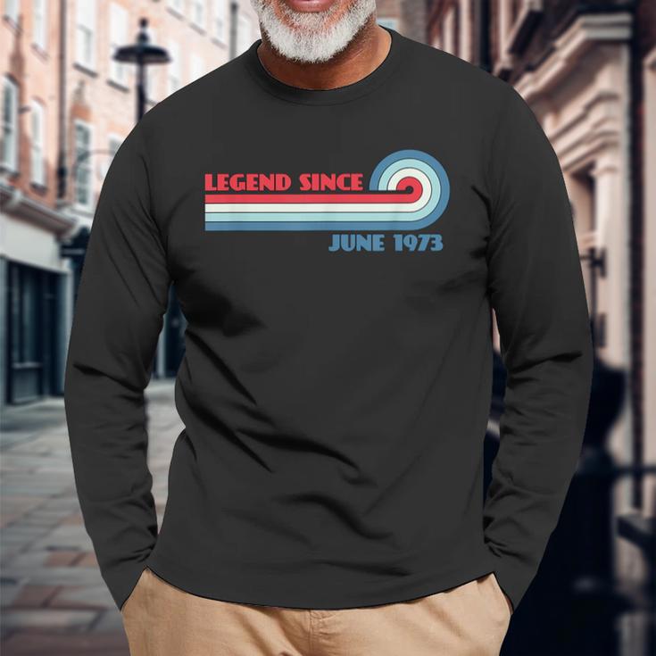 Legendince June 1973 長袖Tシャツ 高齢者への贈り物