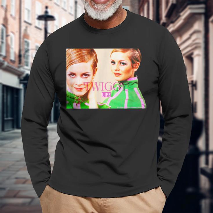 Life Picture Collection _ ツイッギー2 長袖Tシャツ 高齢者への贈り物