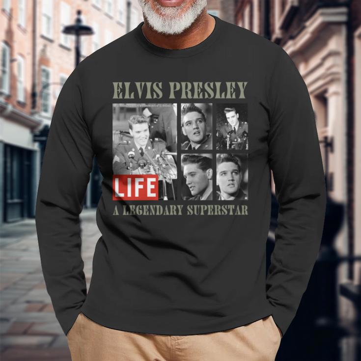 Life Picture Collection エルヴィス プレスリー（1） 長袖tシャツ 長袖Tシャツ 高齢者への贈り物