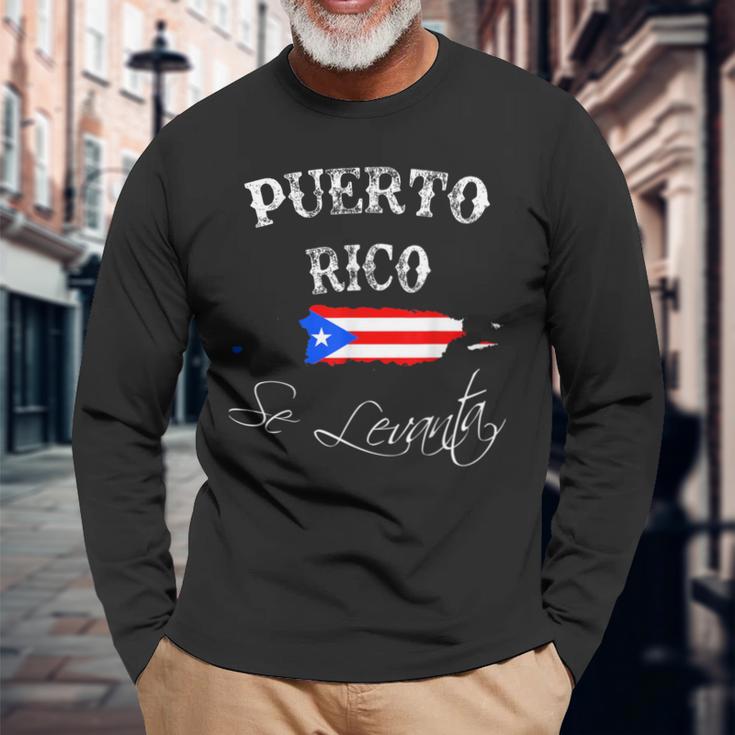 Love Puerto Rico プエルトリコ セレバンタ ストロングtシャツ 長袖Tシャツ 高齢者への贈り物